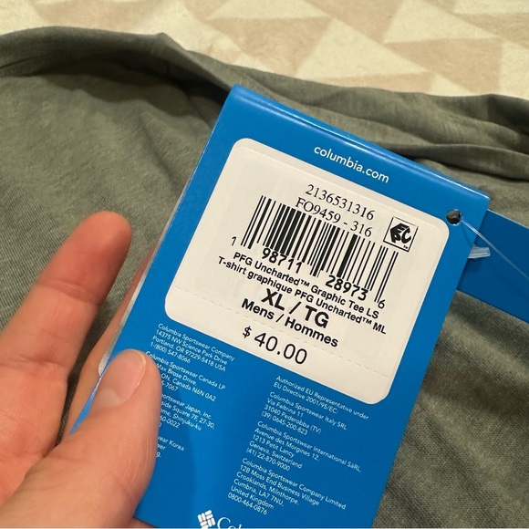 Columbia Men's PFG Uncharted™ Graphic Long Sleeve T-Shirt - Picture 4 of 4